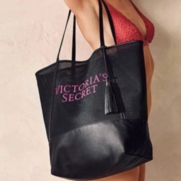 Victoria Secret Large Mesh Tote Bag - Picture 1 of 6